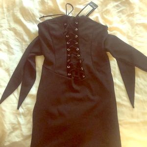 Nasty Gal gothic little black dress